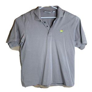 Augusta National Golf Shop Slazenger Mens Polo Shirt XL Grey SS Collared